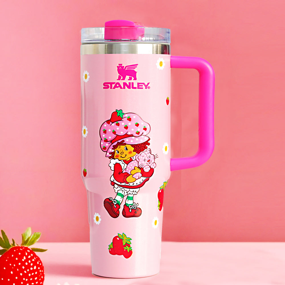 Coolvaya Strawberry Shortcake 40oz Tumbler