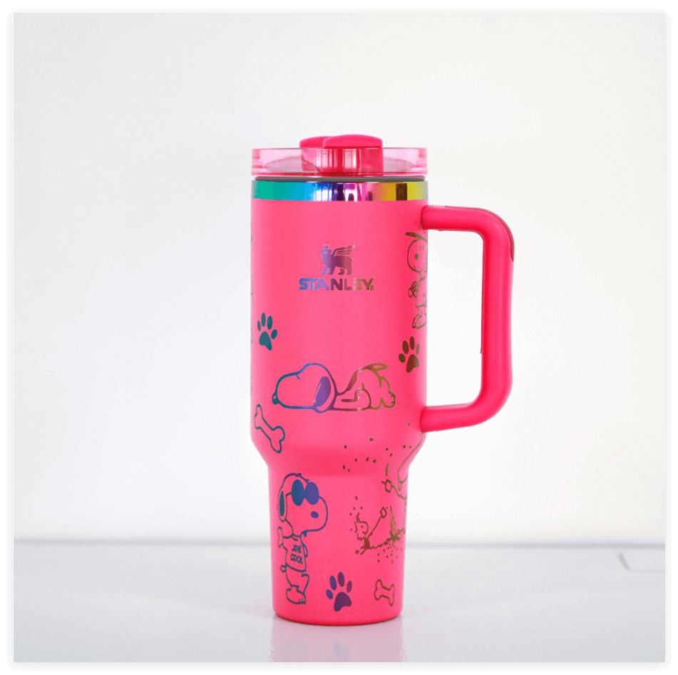 Coolvaya 40oz Tumblers with Snoopy