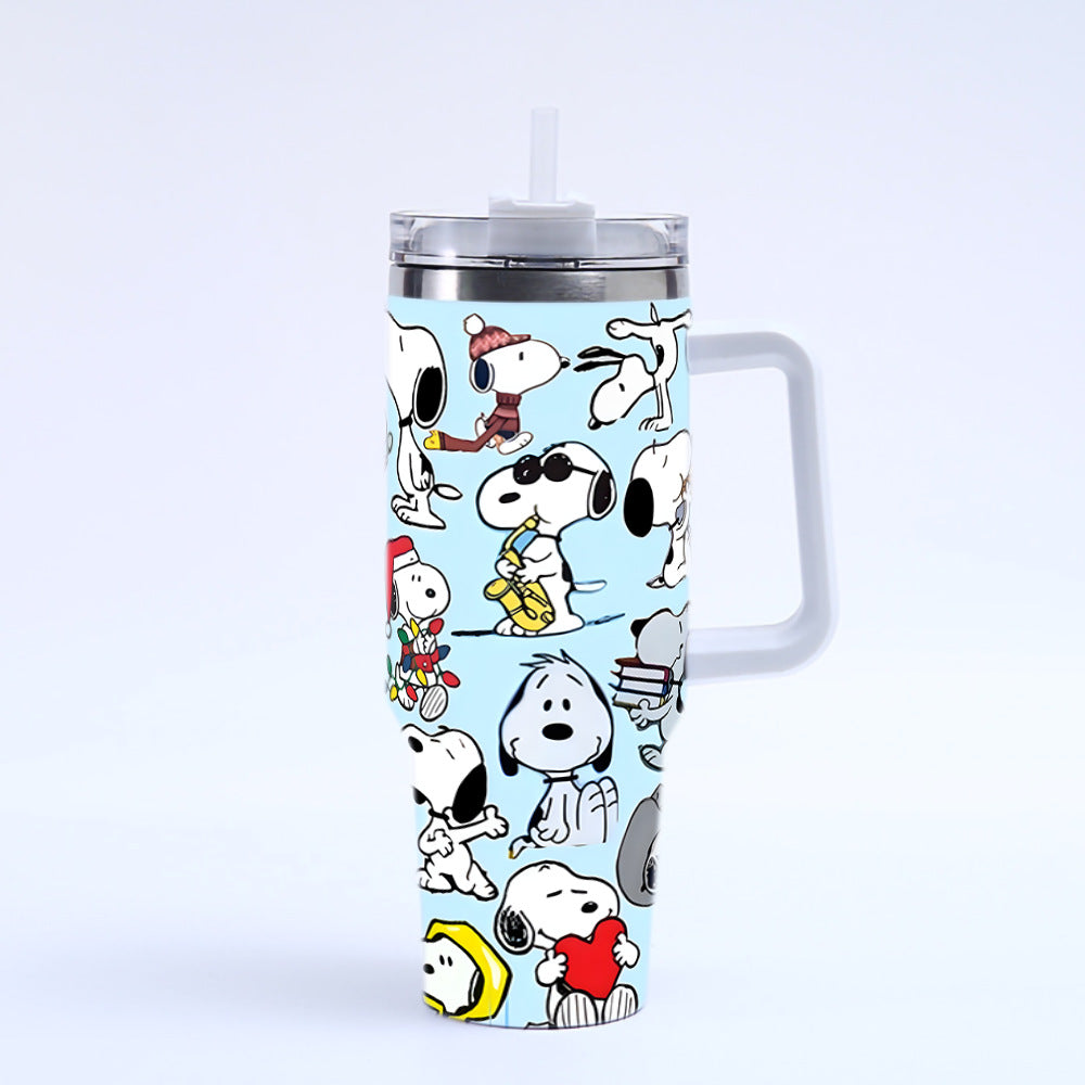 Coolvaya Snoopy Daily Mood Tumbler
