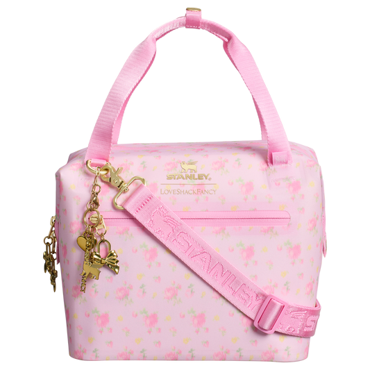 Coolvaya LoveShackFancy All Day Julienne Mini Cooler | 10 Can | 7.4 QT | 7.0 L