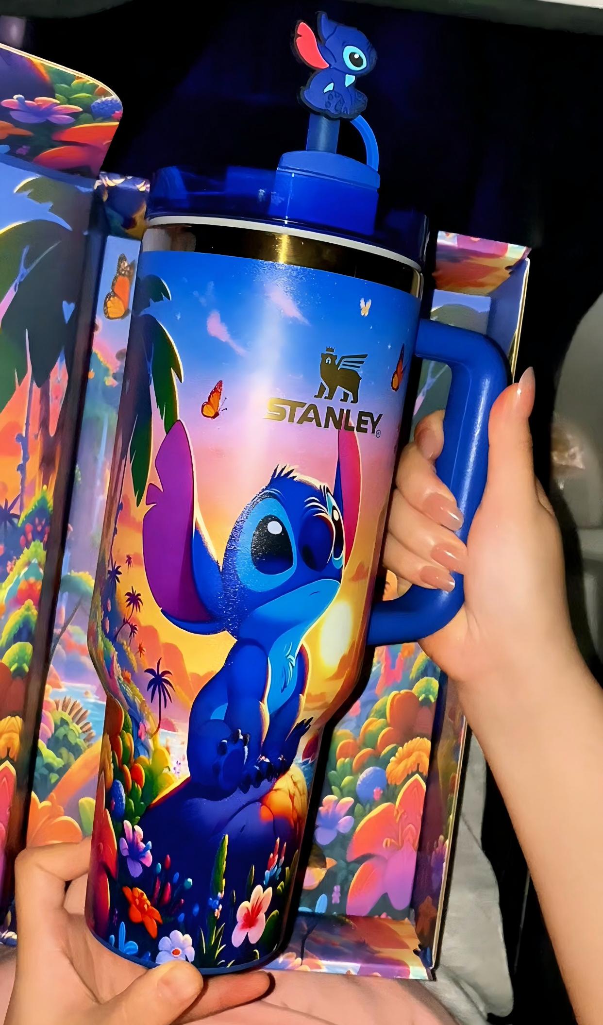 Coolvaya Limited Edition Stitch 40oz Tumbler Gift Set