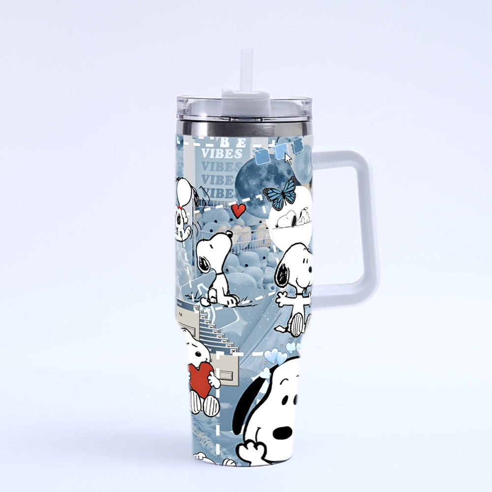 Coolvaya Snoopy Pixel Vibe Tumbler