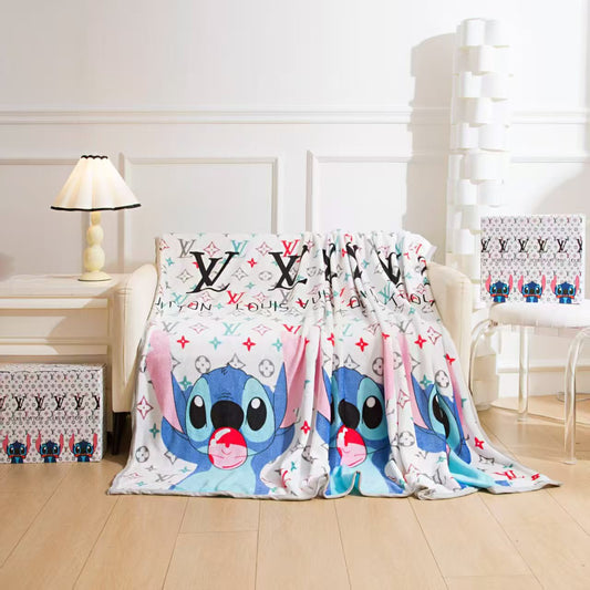 Coolvaya® Stitch Flannel Fleece Blanket (130×200cm)