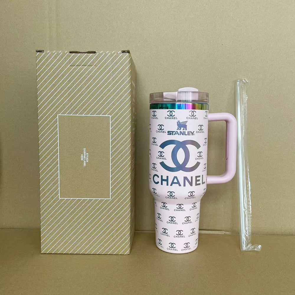 Coolvaya Luxe Monogram Travel Tumbler-40oz