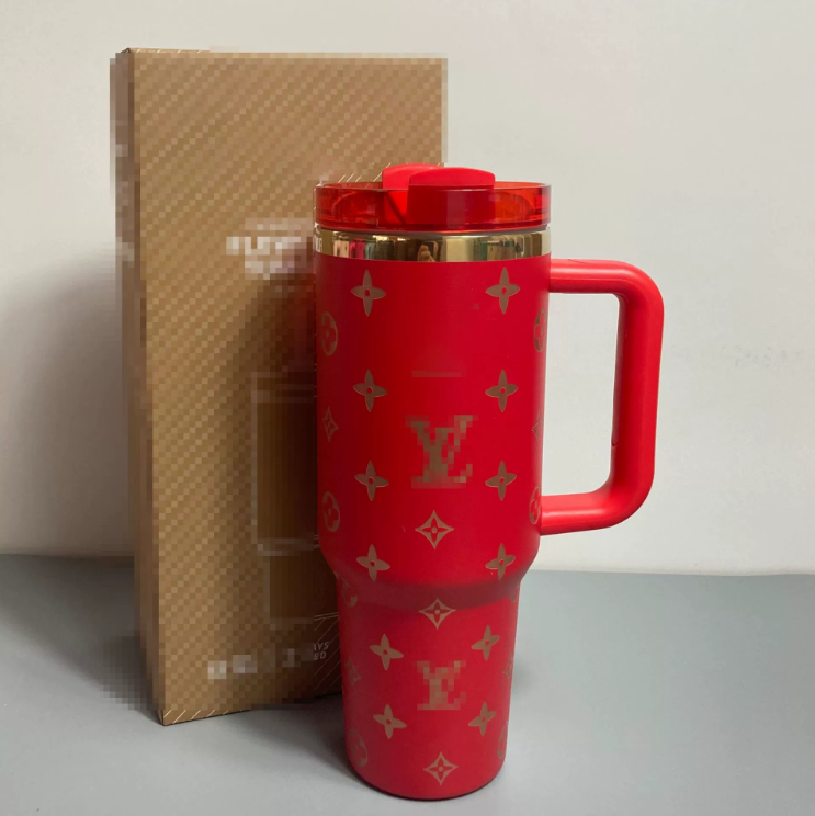 Coolvaya Luxury Pattern Tumbler (with Diamond Straw Lid)