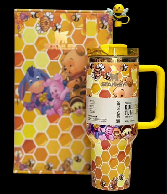 Coolvaya Honeybee Friends 40oz Tumbler — Winnie Edition