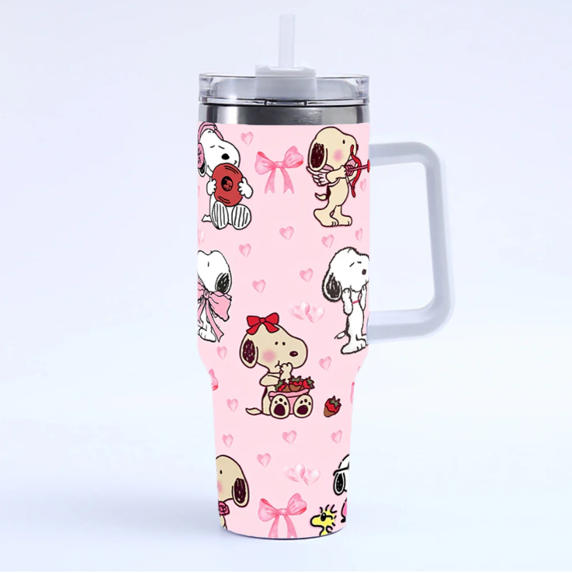 Coolvaya Snoopy Daily Life Comic Tumbler