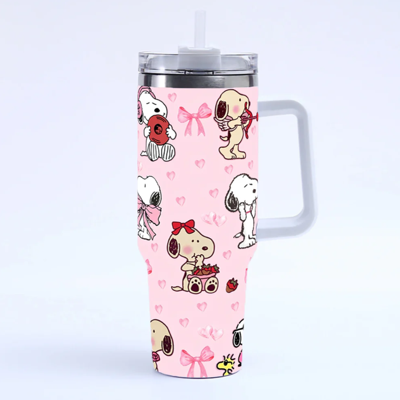 Coolvaya Snoopy Daily Life Comic Tumbler