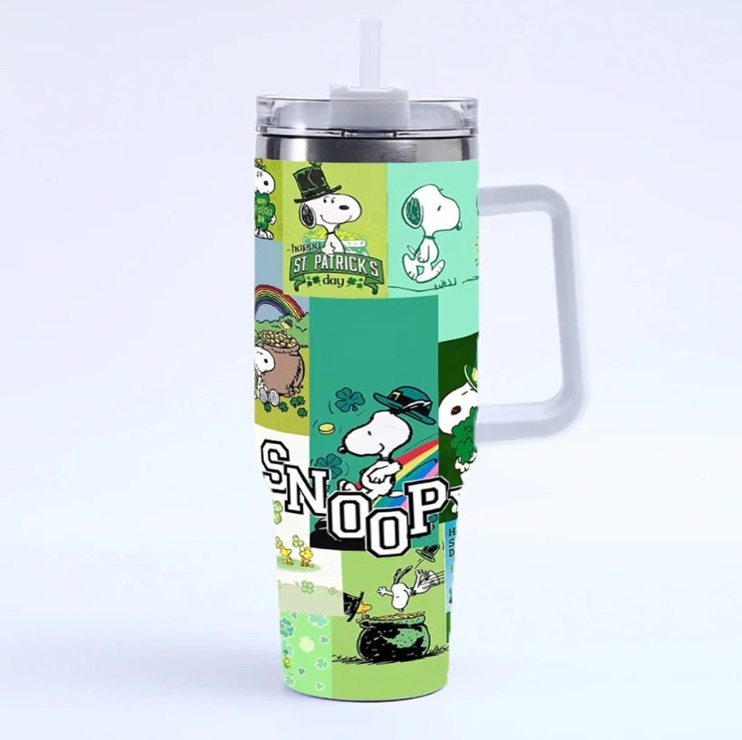 Coolvaya Snoopy Daily Life Comic Tumbler