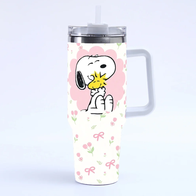Coolvaya Snoopy Daily Life Comic Tumbler