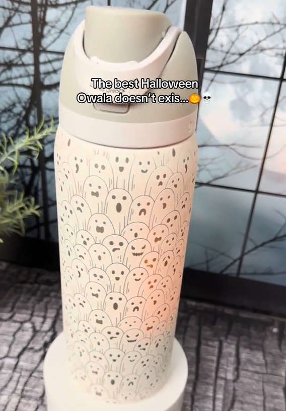 Coolvaya Insulated Stainless Steel Water Bottle with Straw-32oz