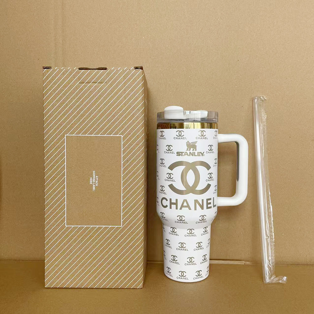 Coolvaya Luxe Monogram Travel Tumbler-40oz