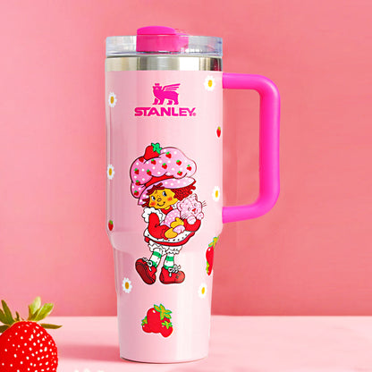 Coolvaya Strawberry Shortcake 40oz Tumbler