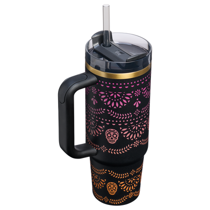 Coolvaya Day of the Dead Inspired Tumbler-40oz