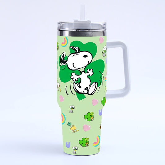 Snoopy Clover Joy Tumbler