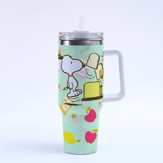 Coolvaya Snoopy Morning Toast Tumbler