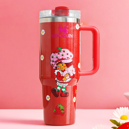 Coolvaya Strawberry Shortcake 40oz Tumbler