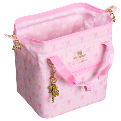 Coolvaya LoveShackFancy All Day Julienne Mini Cooler | 10 Can | 7.4 QT | 7.0 L
