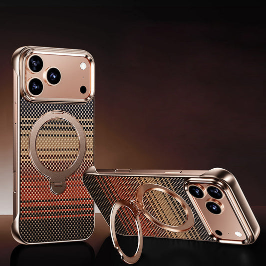 Coolvaya™ CarbonShield Magnetic Stand Case