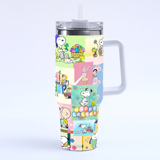 Coolvaya Snoopy Easter Tumbler