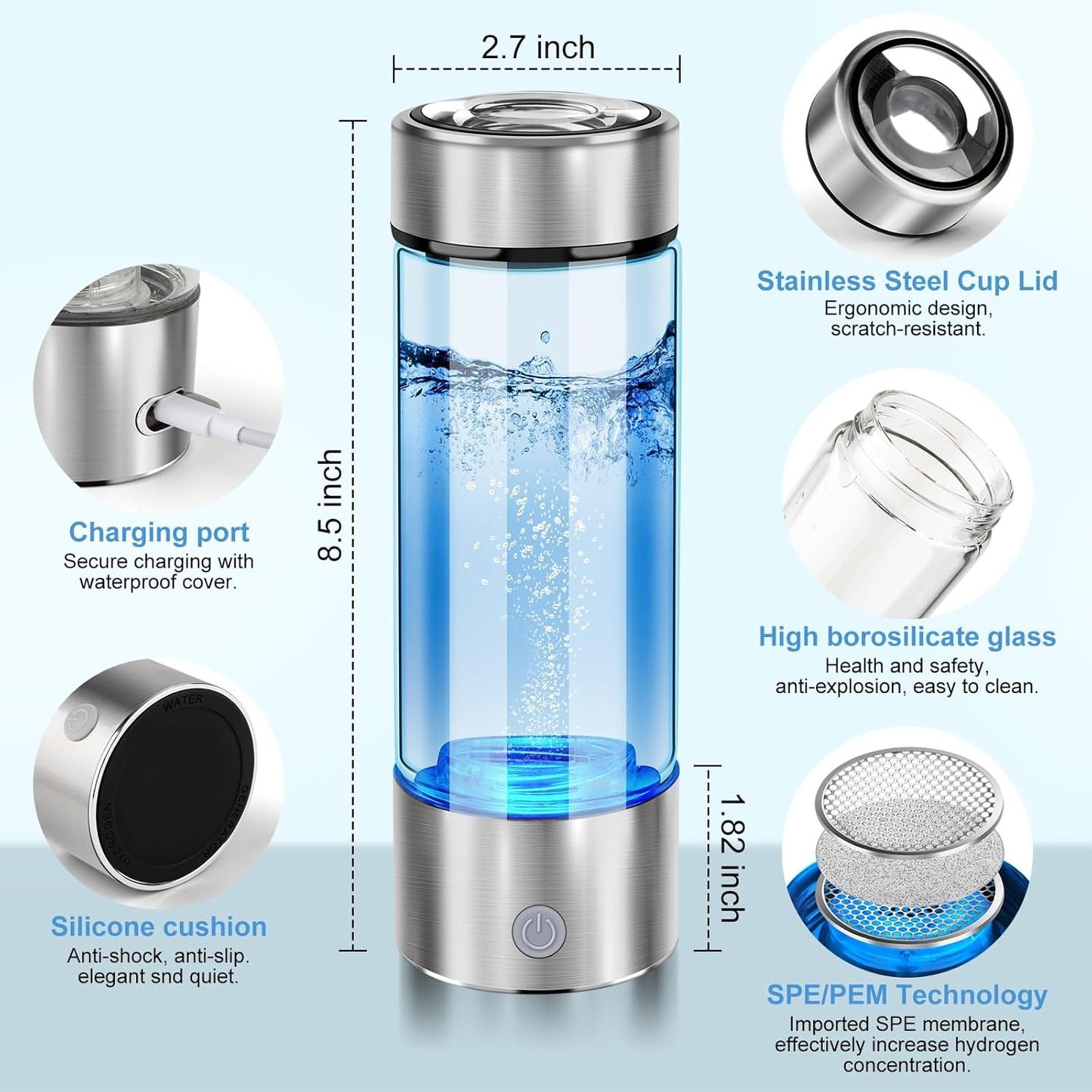 Coolvaya Hydrogen-Rich Water Cup