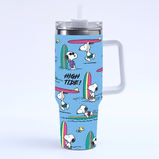Coolvaya Snoopy High Tide Surf Tumbler