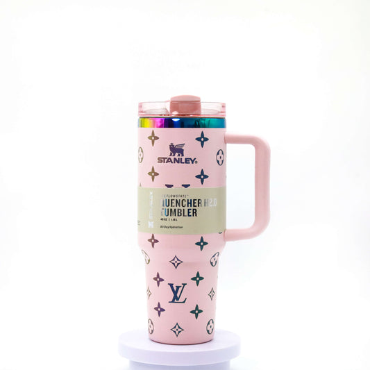 Coolvaya Luxury Stanley Tumbler – LV Inspired