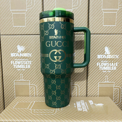 Coolvaya Luxury Monogram Quencher GG Tumbler | 40oz