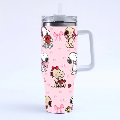 Coolvaya Snoopy Daily Life Comic Tumbler