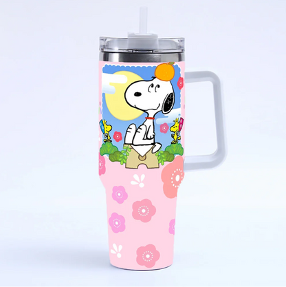 Coolvaya Snoopy Daily Life Comic Tumbler