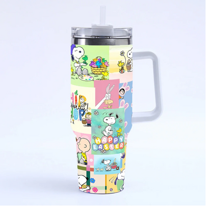 Coolvaya Snoopy Daily Life Comic Tumbler